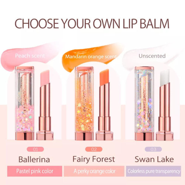 Son dưỡng môi lấp lánh Coringco Shalala Snowball Lip Balm