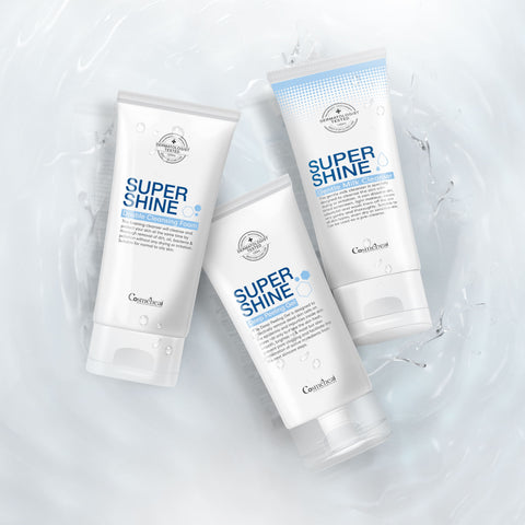 Cosmeheal Super Shine Double Cleansing Foam – Sữa Rửa Mặt Tạo Bọt Sâu 120ml