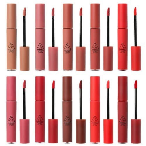 Son kem tint siêu mịn 3CE Blur Water Tint 4.6g - Casual Affair màu cánh hoa hồng khô