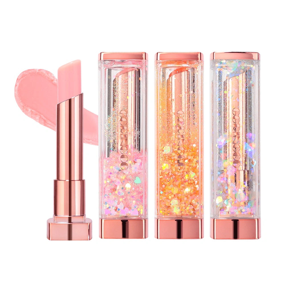 Son dưỡng môi lấp lánh Coringco Shalala Snowball Lip Balm