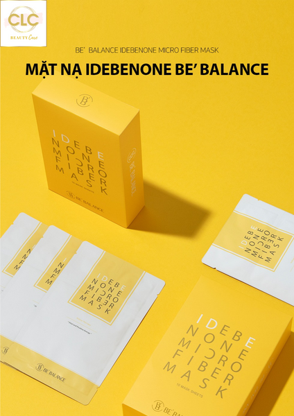 Mặt Nạ Dưỡng Da 3 Trong 1 Be'Balance Idebenone Micro Fiber Mask 10 sheets