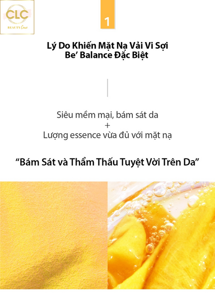 Mặt Nạ Dưỡng Da 3 Trong 1 Be'Balance Idebenone Micro Fiber Mask 10 sheets