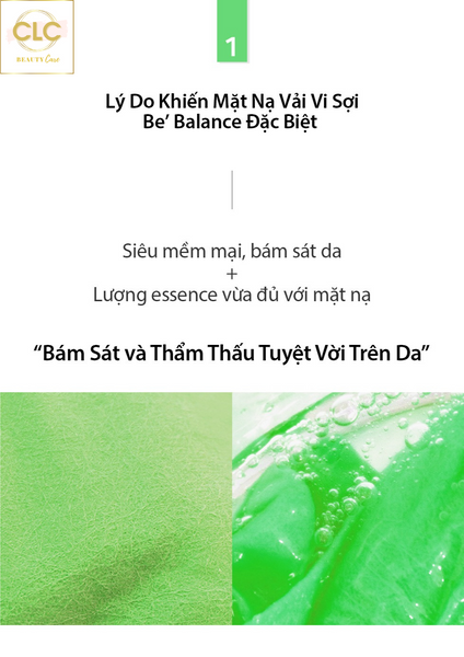 Mặt nạ 3 trong 1 Be'balance ACALA Micro Fiber Mask 10 sheets