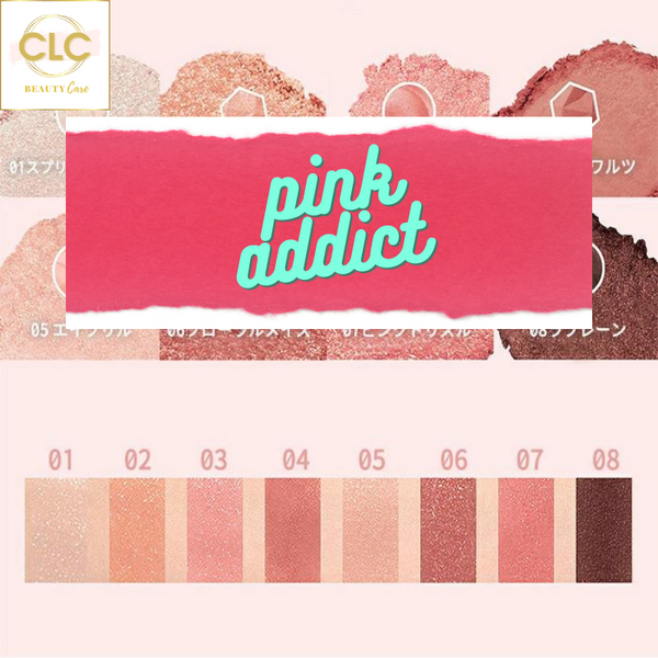 Phấn mắt Clio Prism Air Eye Palette 8.8g - #02 Pink Addict