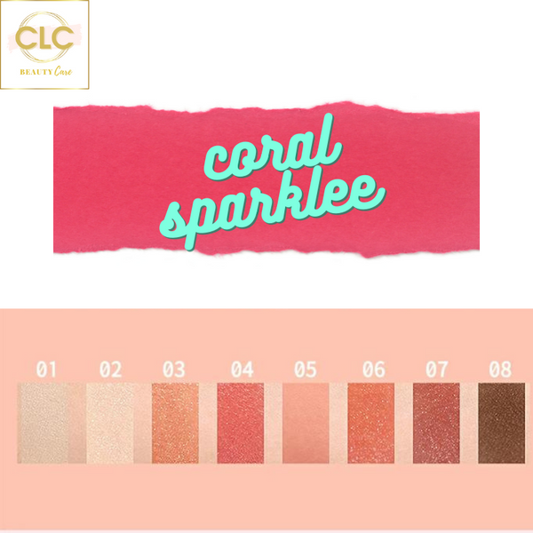 Phấn mắt Clio Prism Air Eye Palette 8.8g - #01 Coral Sparkle
