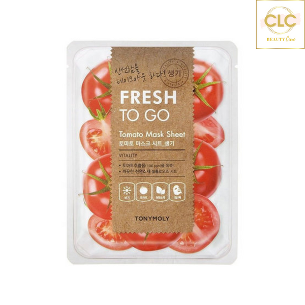 Mặt nạ chiết xuất cà chua Tony Moly Fresh To Go Tomato Mask Sheet 22g - 2 Hộp 20 Masks