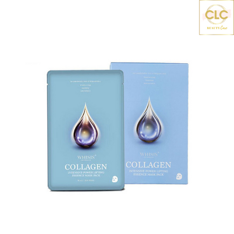 Mặt nạ Hàn Quốc Ngừa Lão Hóa WHISIS Collagen Power Lifting Essence Mask Pack - 2 Hộp 20 Masks