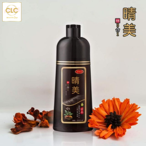 Dầu gội Komi phủ bạc Nhật Bản 500ml - Màu Đen