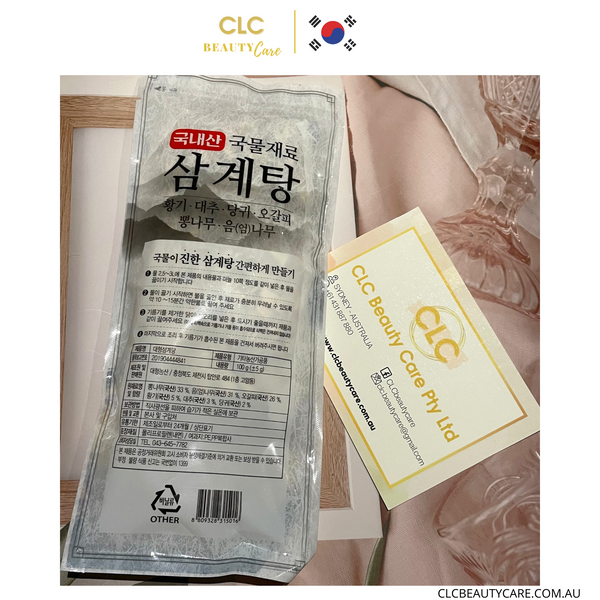 Gói nguyên liệu nấu gà hầm sâm Dak-Baek-Suk Samgyetang Hàn Quốc 70g