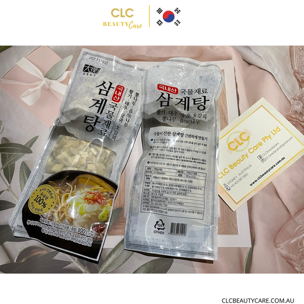 Gói nguyên liệu nấu gà hầm sâm Dak-Baek-Suk Samgyetang Hàn Quốc 70g