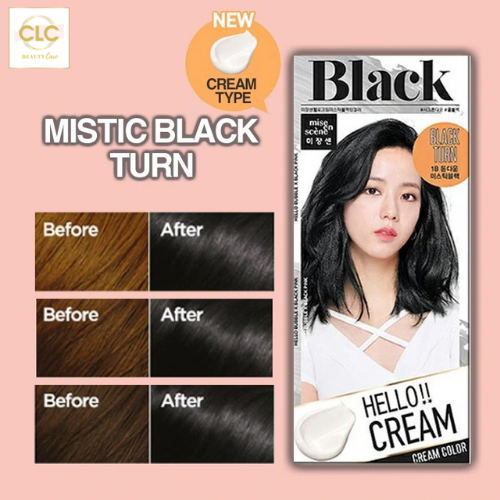 Thuốc Nhuộm Tóc Dạng Bọt Hello Bubble - 1B Black