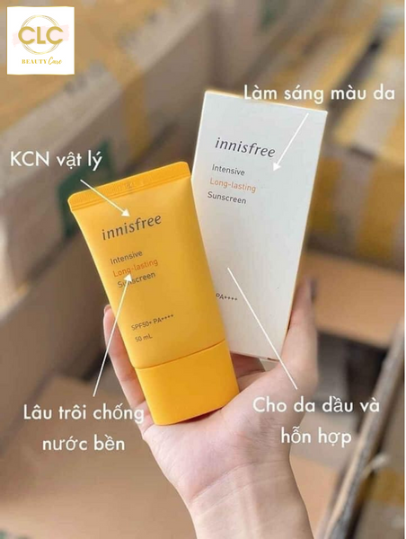 Kem chống nắng Innisfree Intensive Long-lasting Sunscreen EX SPF50+ PA++++ 50ml
