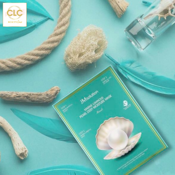 Mặt Nạ Dưỡng Ẩm Sáng Da 3 Bước JM Solution Marine Luminous Pearl Deep Moisture Mask Pearl 30ml - 1 Hộp 10 Masks