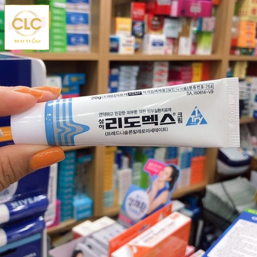 Kem bôi ngoài da Hàn Quốc LIDOMEX trị hăm, côn trùng cắn, Ezerma 20g