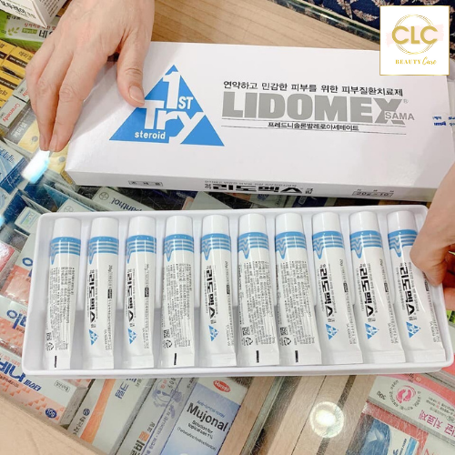 Kem bôi ngoài da Hàn Quốc LIDOMEX trị hăm, côn trùng cắn, Ezerma 20g
