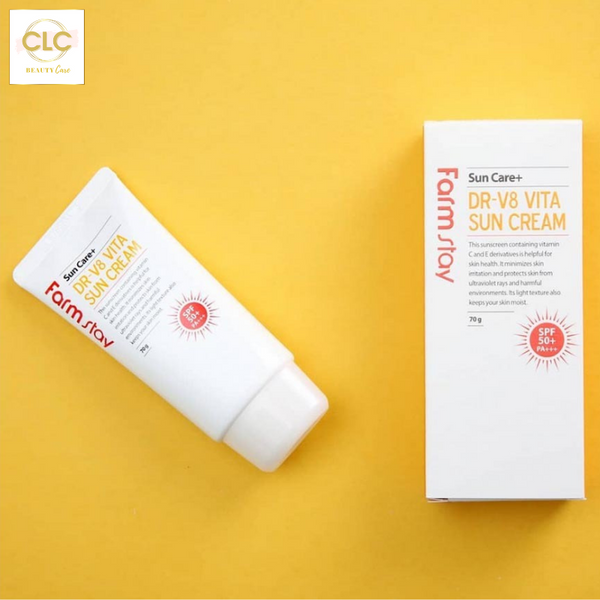Kem chống nắng Hàn Quốc Farmstay DR-V8 Vita Sun Cream SPF 50+/PA+++ 70g
