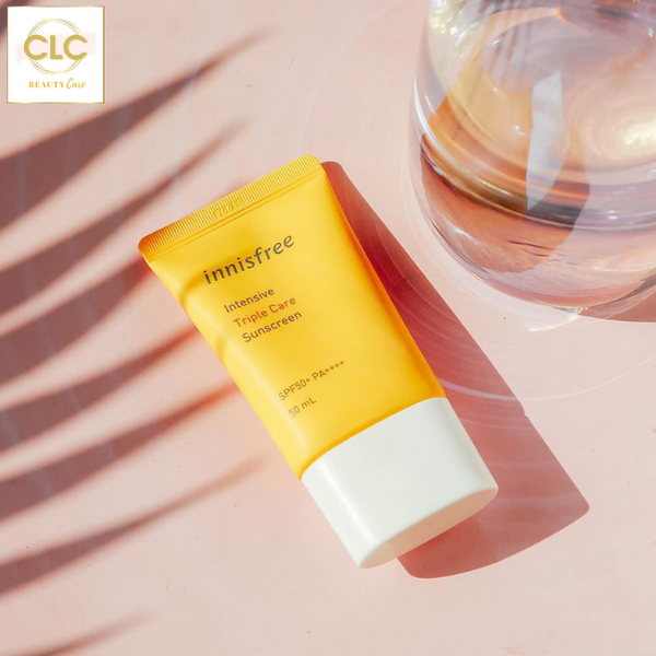 Kem chống nắng lâu trôi làm sáng da Innisfree Intensive Triple Care Sunscreen SPF50+ PA++++ 50ml