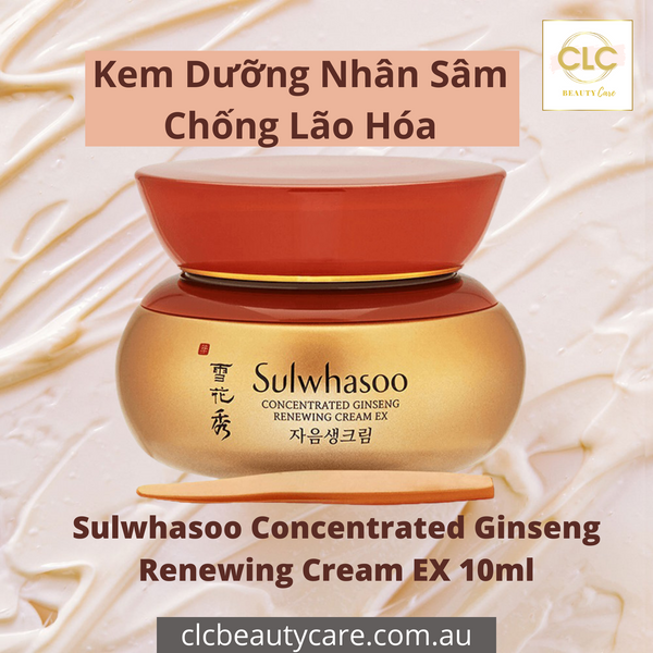 Kem dưỡng nhân sâm chống lão hóa Sulwhasoo Concentrated Ginseng Renewing Cream EX 10ml