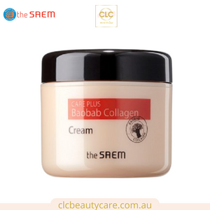 Kem dưỡng ẩm chống lão hóa da The Saem Care Plus Baobab Collagen Cream 100ml