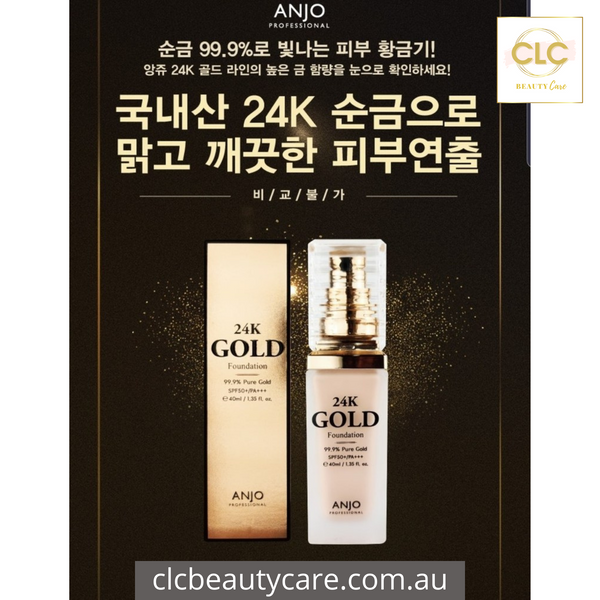 Kem nền chống nắng chiết xuất vàng Anjo 24k Foundation SPF50+ PA+++