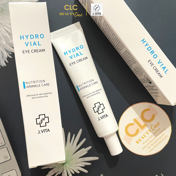 Kem giảm bọng mắt, nếp nhăn và thâm quầng JVita Hydro Vial Moisture Eye Cream 40ml