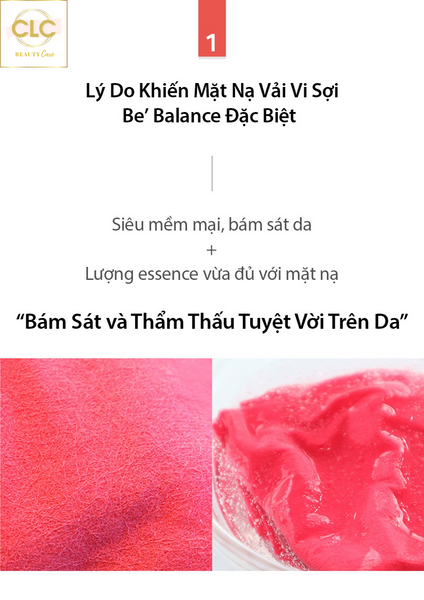 Mặt nạ cá hồi 3 trong 1 Be’Balance Salmon Da Micro Fiber Mask - 1 hộp 10 masks