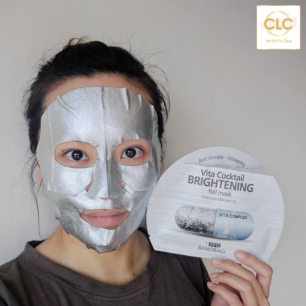 Mặt Nạ Giấy Bạc BNBG BANOBAGI Vita Cocktail Brightening Foil Mask - 1 Hộp 10 Masks