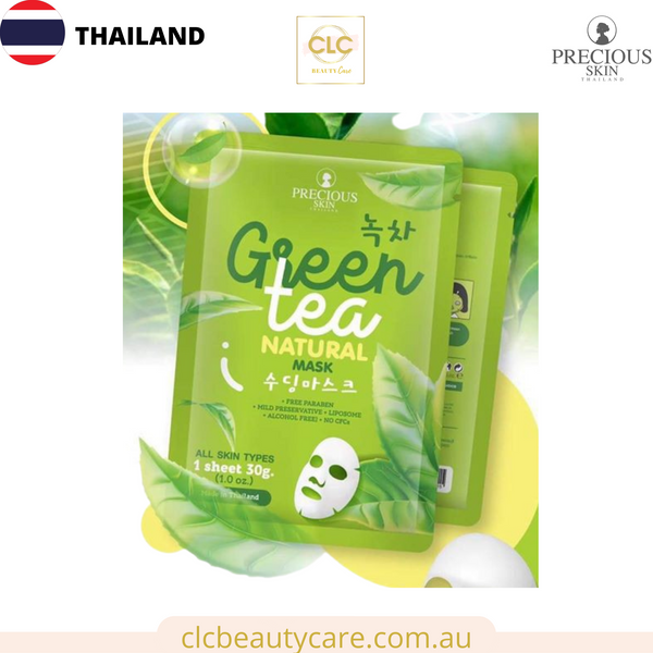 Mặt Nạ Precious Skin Thailand All Skin Types 30g - Green Tea Natural Mask