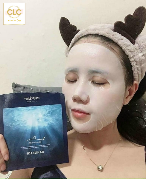 Mặt Nạ Tái Tạo Da Tinh Chất Trứng Cá Muối Hàn Quốc BANOBAGI S-PDRN Caviar - 1 Hộp 10 Masks
