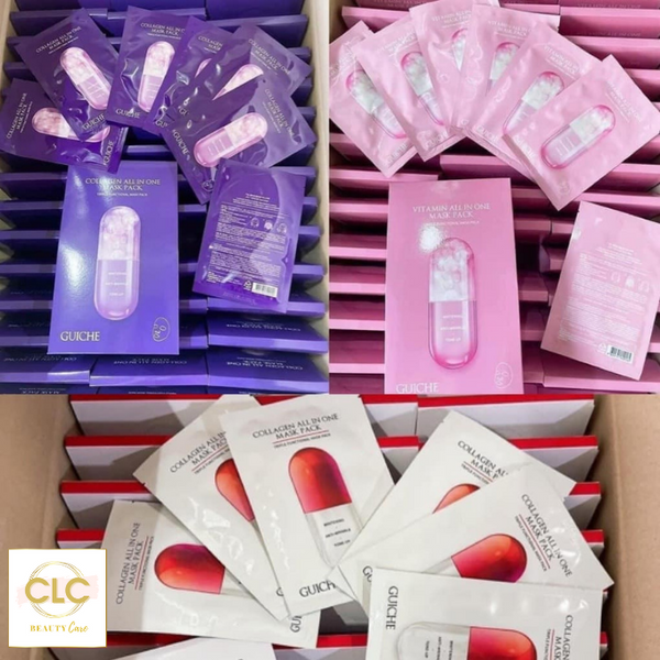 Mặt Nạ Vitamin Tổng Hợp Vitamin All In One Guiche Mask Pack - 1 Hộp 7 Masks