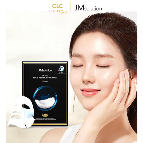 Mặt nạ tổ yến dưỡng ẩm chuyên sâu JM Solution Active Bird Nest Moisture Mask Prime 30ml - Hộp 10 masks