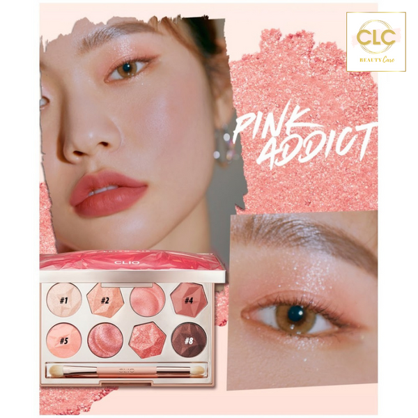 Phấn mắt Clio Prism Air Eye Palette 8.8g - #02 Pink Addict