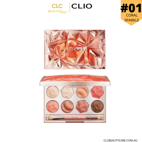 Phấn mắt Clio Prism Air Eye Palette 8.8g - #01 Coral Sparkle