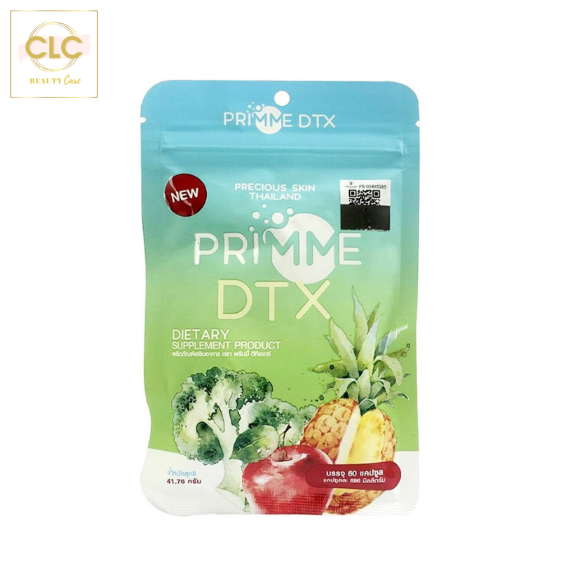 Viên Uống Giảm Cân Rau Củ Quả Precious Skin Primme DTX Dietary Supplement 60 viên