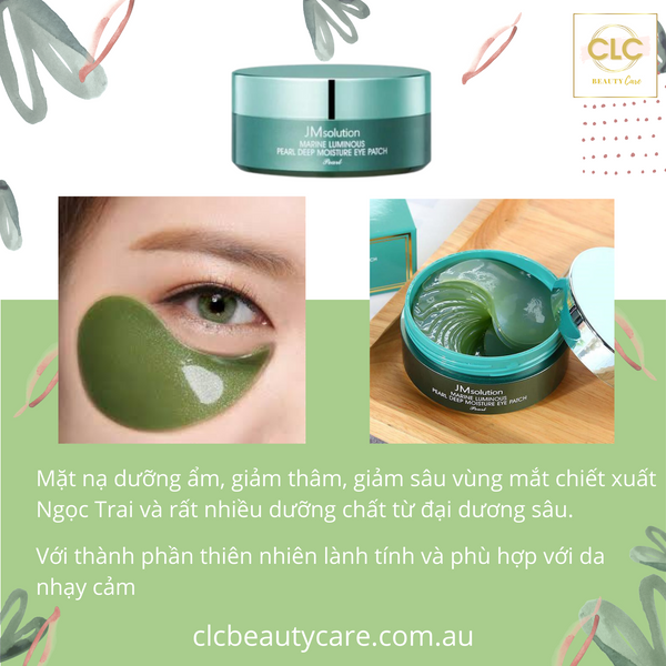 Mặt nạ mắt JM Solution Marine Luminous Pearl Deep Moisture Eye Patch Hàn Quốc - 60 Masks