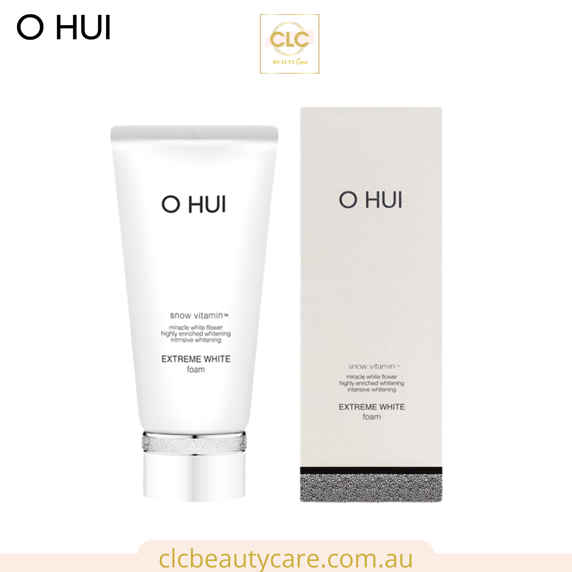 Sữa Rửa Mặt Trắng Da OHUI Extreme Bright Cleansing Foam 160ml