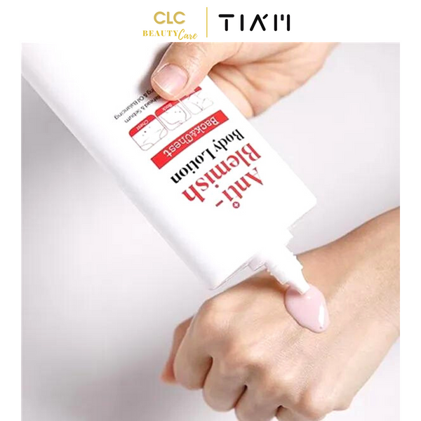 Sữa dưỡng thể chăm sóc da mụn, dưỡng trắng Tiam Anti-Blemish Body Lotion (Ngực và Lưng) 200ml