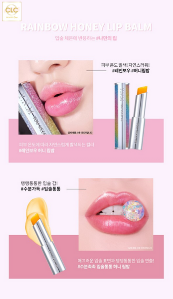 Son Dưỡng Môi Đổi Màu YNM Rainbow Honey Lip Balm 3.8g