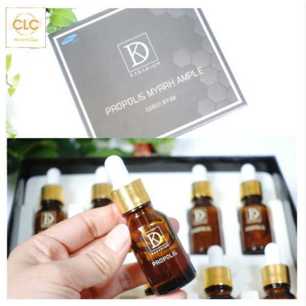 Tế bào gốc chiết xuất keo ong Propolis Myrrh Ample Karadium 15ml - Full Box 10 Ống