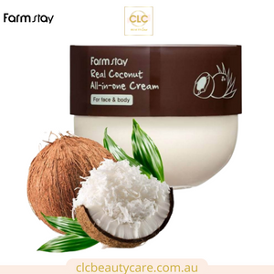 Kem dưỡng ẩm da toàn thân cho gia đình Farm Stay Real Coconut All-In-One Cream 300ml