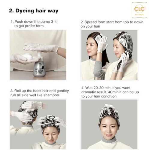 Thuốc Nhuộm Tóc Dạng Bọt Hello Bubble 6N Choco Brown - Nâu Socola