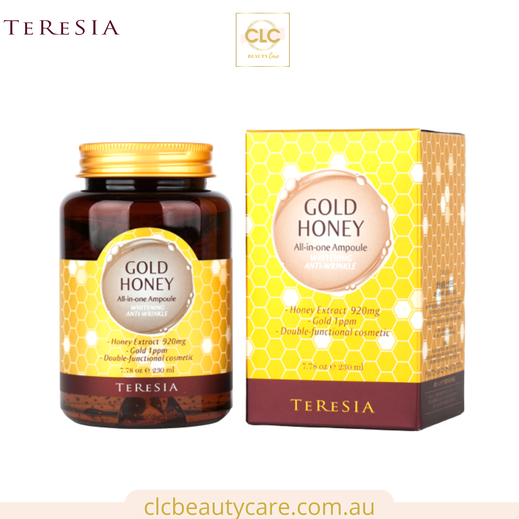 Tinh chất dưỡng da Teresia Gold Honey All In One Ampoule 230ml