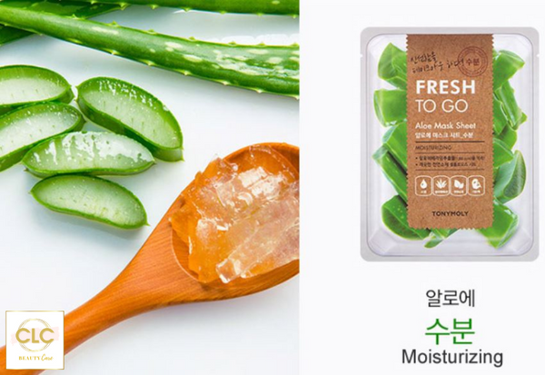 Mặt Nạ Nha Đam Cấp Ẩm Tony Moly Fresh To Go Aloe Mask Sheet 22g - 1 Hộp 10 Masks