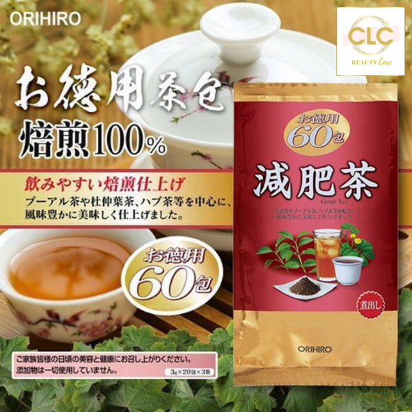 Trà Thảo Mộc Giảm Mỡ Bụng Nhật Bản Genpi Orihiro 3gx60 gói