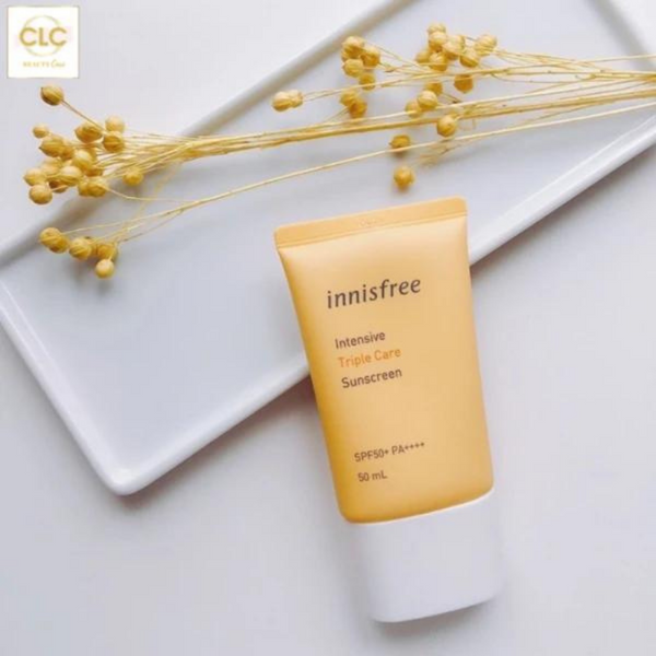 Kem chống nắng lâu trôi làm sáng da Innisfree Intensive Triple Care Sunscreen SPF50+ PA++++ 50ml