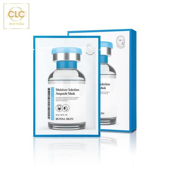 Mặt Nạ Dưỡng Ẩm Royal Skin Moisture Solution Ampoule Mask 30g - 2 Hộp 20 Masks