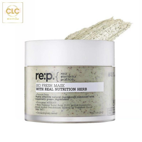 Mặt Nạ Đất Sét Hương Thảo Cấp Ẩm Se Lỗ Chân Lông Re:p Bio Fresh Mask With Real Nutrition Herbs 130g