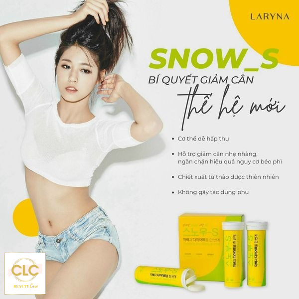 Viên sủi Giảm Cân Trắng Da Snow S Whitening And Dieting At Once 10 viên x 3