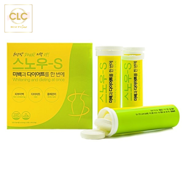 Viên sủi Giảm Cân Trắng Da Snow S Whitening And Dieting At Once 10 viên x 3