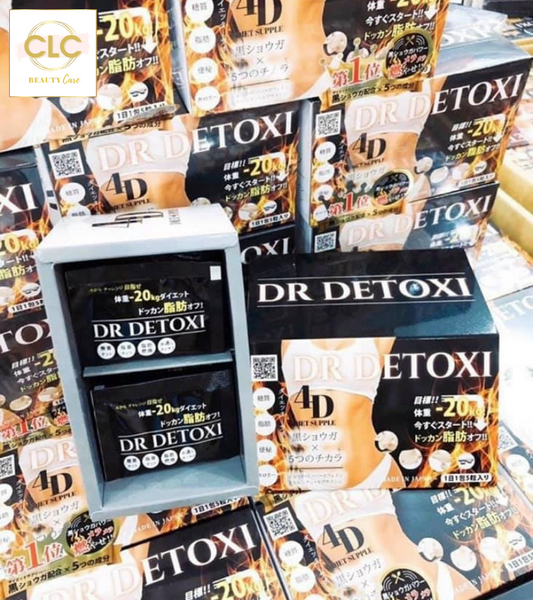 Viên uống giảm cân Dr.Detoxi 4D Nhật Bản 1 Hộp 30 gói x 5 viên